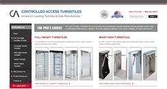 Desktop Screenshot of controlledaccess.com